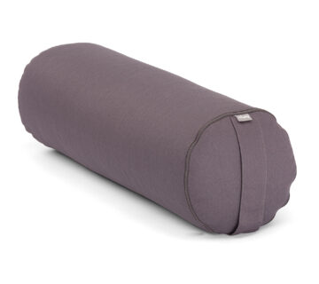Bodhi Yoga Bolster valjak za jogu ECO kapok 100% organski pamuk 65 x 22 cm Boja: siva - cover