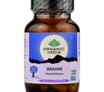 Organic India Brahmi stres, vitalnost, mentalna ravnoteža  60 kom kapsule - cover