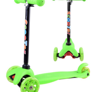 Scooter Balance svjetleći kotači – zeleni - cover
