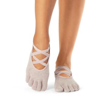 Protuklizne čarape Toesox Full Toe Elle Grip - Sezonske novosti Boja: Primrose, Veličina: M 39-42,5 - cover