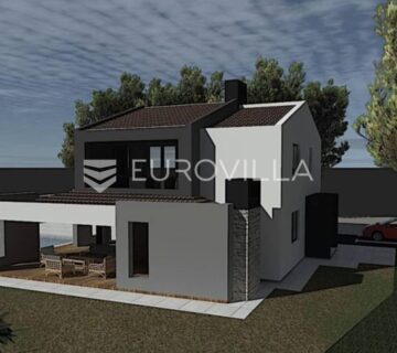 Svetvinčenat, Juršići - građevinsko zemljište s prijavljenom gradnjom i projektom, 828 m2 - cover