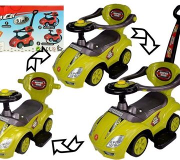 Guralica Mega Car 3u1 žuti - cover