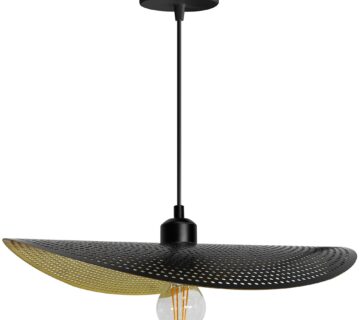 Stropni luster APP1470-1CP BLACK/OLD GOLD - cover