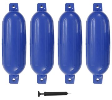 vidaXL Bokobrani za brod 4 kom plavi 58,5 x 16,5 cm PVC - cover