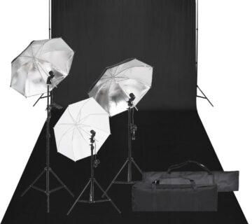 vidaXL Oprema za fotografski studio sa setom svjetala i pozadinom - cover