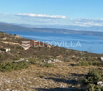Istra, Labin, građevinsko zemljište s pravomoćnom građevinskom dozvolom i predivnim pogledom na more - cover