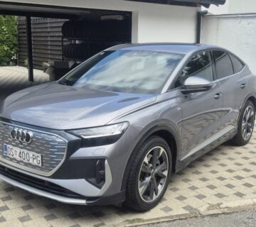 Audi Q4 e-tron 3x s line ***58000***tkm 2022 G 82 KWh MATRIX FUL PDV - cover
