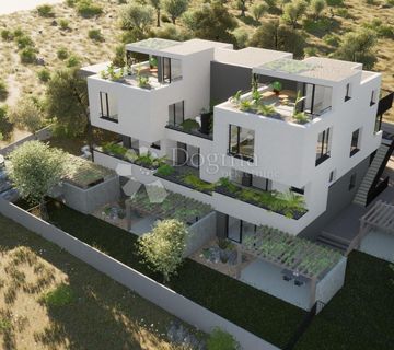 VODICE - S2 DVOSOBAN STAN U PRIZEMLJU S VRTOM, 112.32 m2 NETTO - cover