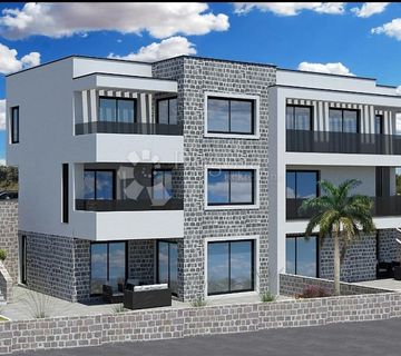 S1-NOVOGRADNJA, VODICE, DVOJNA KUĆA SA BAZENOM I POGLEDOM NA MORE  - cover