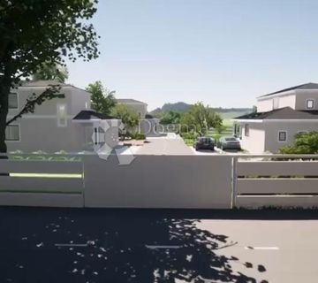 Pula,Monte Turco- 1485 m² građevinskog zemljišta s dozvolom za izgradnju dvije kuće, s pogledom na more i grad - cover