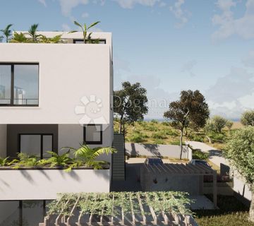 VODICE - S4 DVOETAŽNI PENTHOUSE NA 1. I 2. KATU S VRTOM I KROVNOM TERASOM, 163,21 m2 NETTO - cover