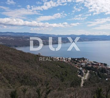 OPATIJA ,KOLAVIĆI- građ. zemljište, 914 m2, PANORAMSKI POGLED NA MORE!!! - cover