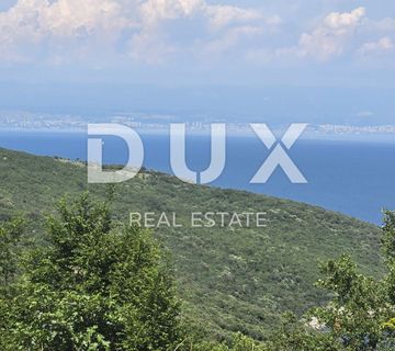 ISTRA, RABAC, OKOLICA - Građevinsko zemljište s prekrasnim pogledom na more, idealno za gradnju dvije vile - cover