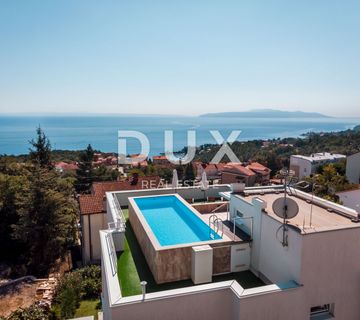 OPATIJA, IČIĆI – moderan stan s krovnim bazenom u novogradnji s pogledom na more - cover