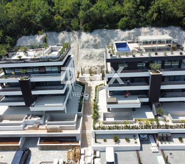 OPATIJA, CENTAR - 143m2 ekskluzivan stan u novogradnji s privatnim bazenom, panoramski pogled na more - cover