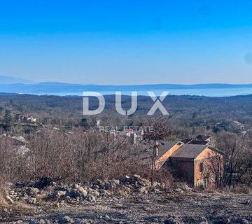 KLANA, ŠKALNICA – Građevinsko zemljište na odličnoj lokaciji. POGLED NA MORE. - cover