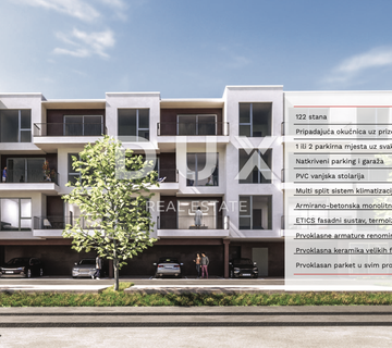 ISTRA, UMAG - Vrhunski 1S+DB s loggiom u novogradnji - cover