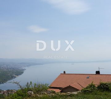 OPATIJA, BREGI- građevinsko zemljište 2000m2 S 2 GRAĐEVNE DOZVOLE!!! s pogledom na more za obiteljsku kuću/ villu/ kuće za iznajmljivanje sa bazenom/ kuće za odmor sa bazenom - cover