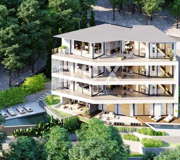 OPATIJA, CENTAR - luksuzan stan u posebnoj novogradnji iznad centra Opatije s bazenom i garažom - cover
