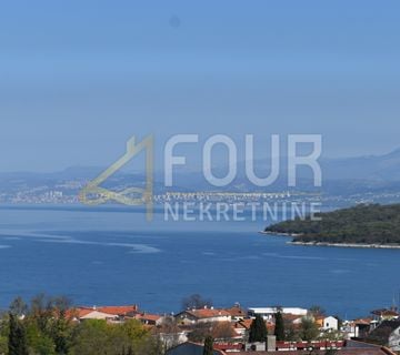 Otok Krk, Njivice, samostojeća kuća, pogled na more - cover