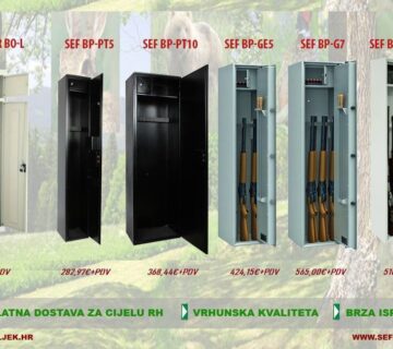ORMARI I SEFOVI ZA ORUŽJE - Najveći izbor, brza dostava za cijelu HR - cover