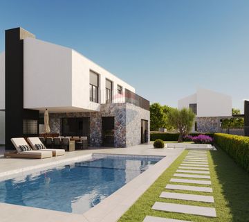 OTOK KRK, MALINSKA moderna villa sa okućnicom i bazenom - cover