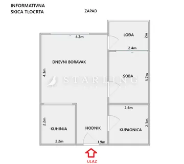 STAN, PRODAJA, ZAGREB, JARUŠČICA, 39 m2, 2-soban - cover