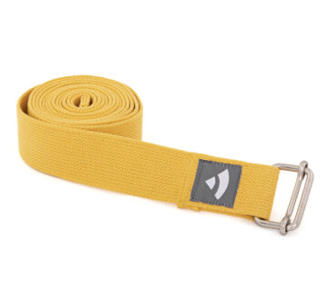 Bodhi Yoga Joga remen ASANA BELT s kliznom kopčom 250 cm Boja: žuta - cover