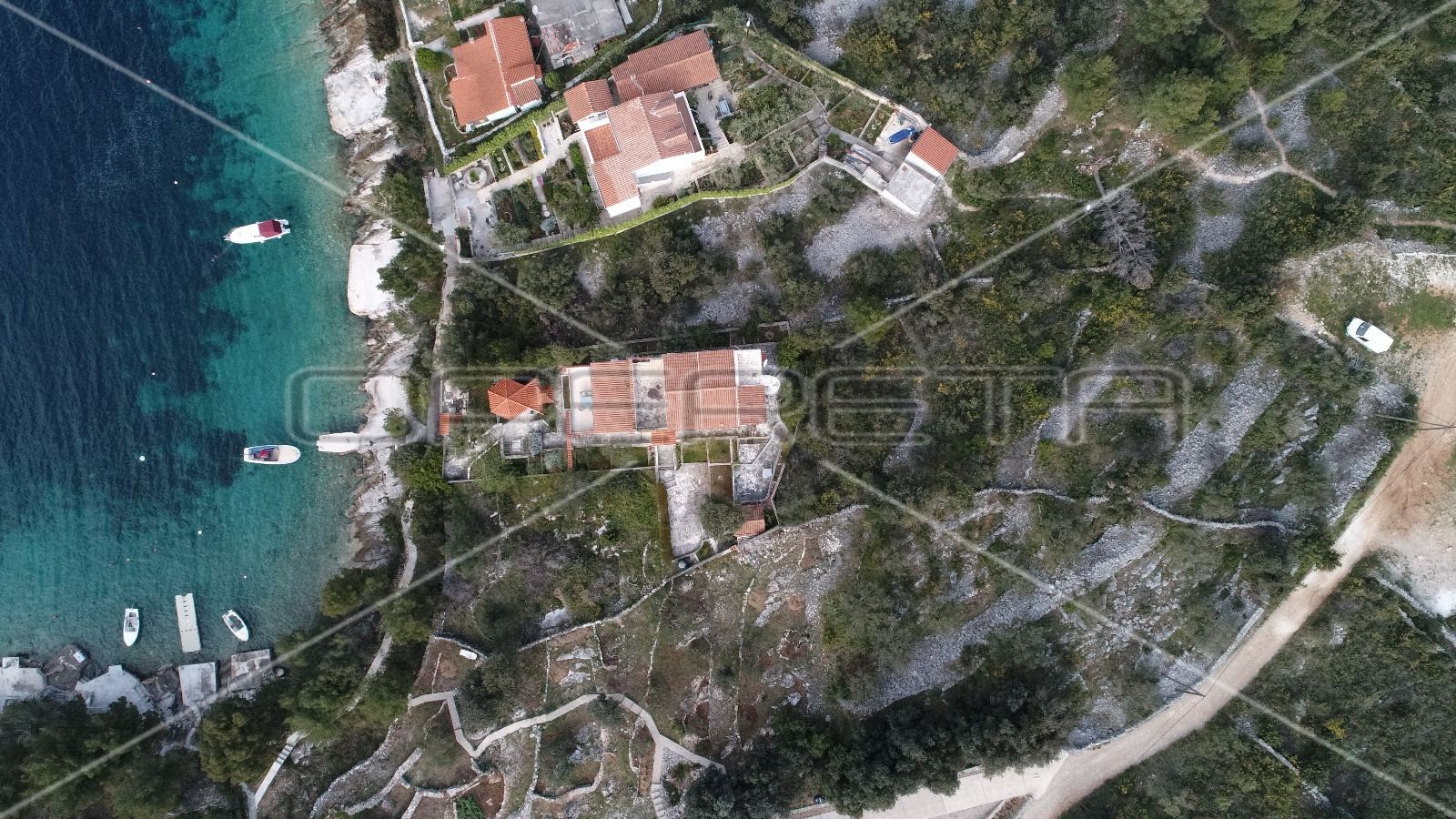 Građevinsko zemljište 1. red do mora, 418 m2, Drvenik Veliki - cover