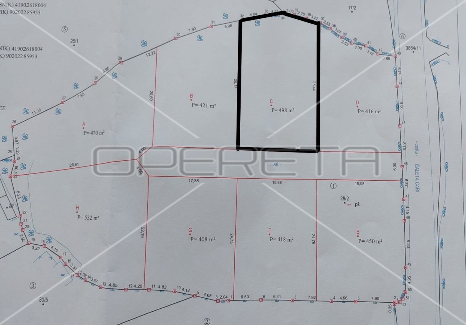 Građevinsko zemljište, 532 m2, Vrulje -Bilice - cover