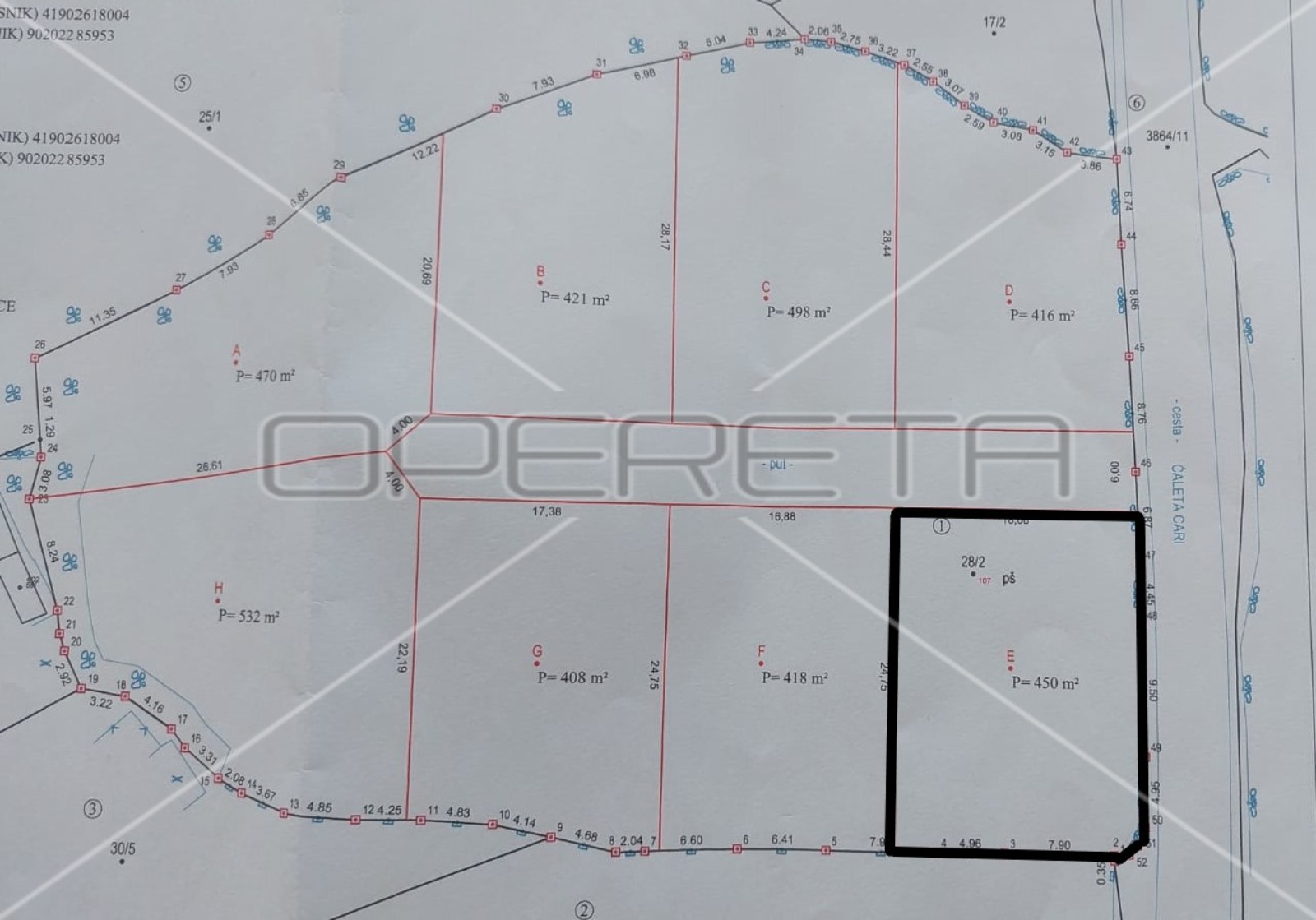 Građevinsko zemljište, 450 m2, Vrulje -Bilice - cover