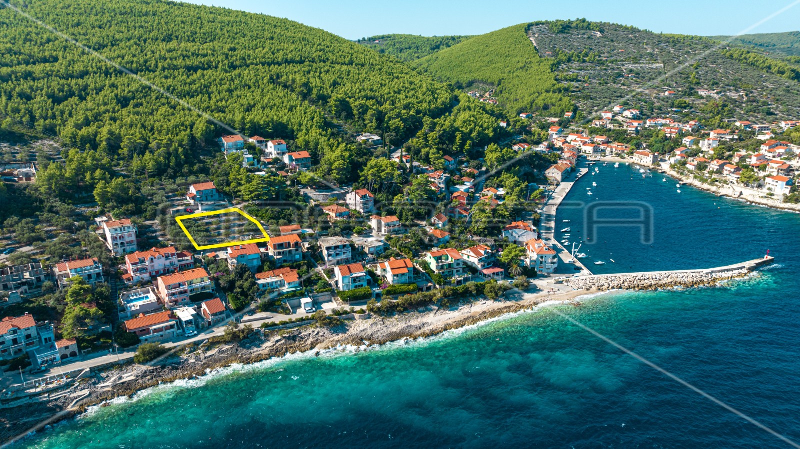 Prilika građevinskog zemljišta sa pogledom, Prigradica, Korčula - cover