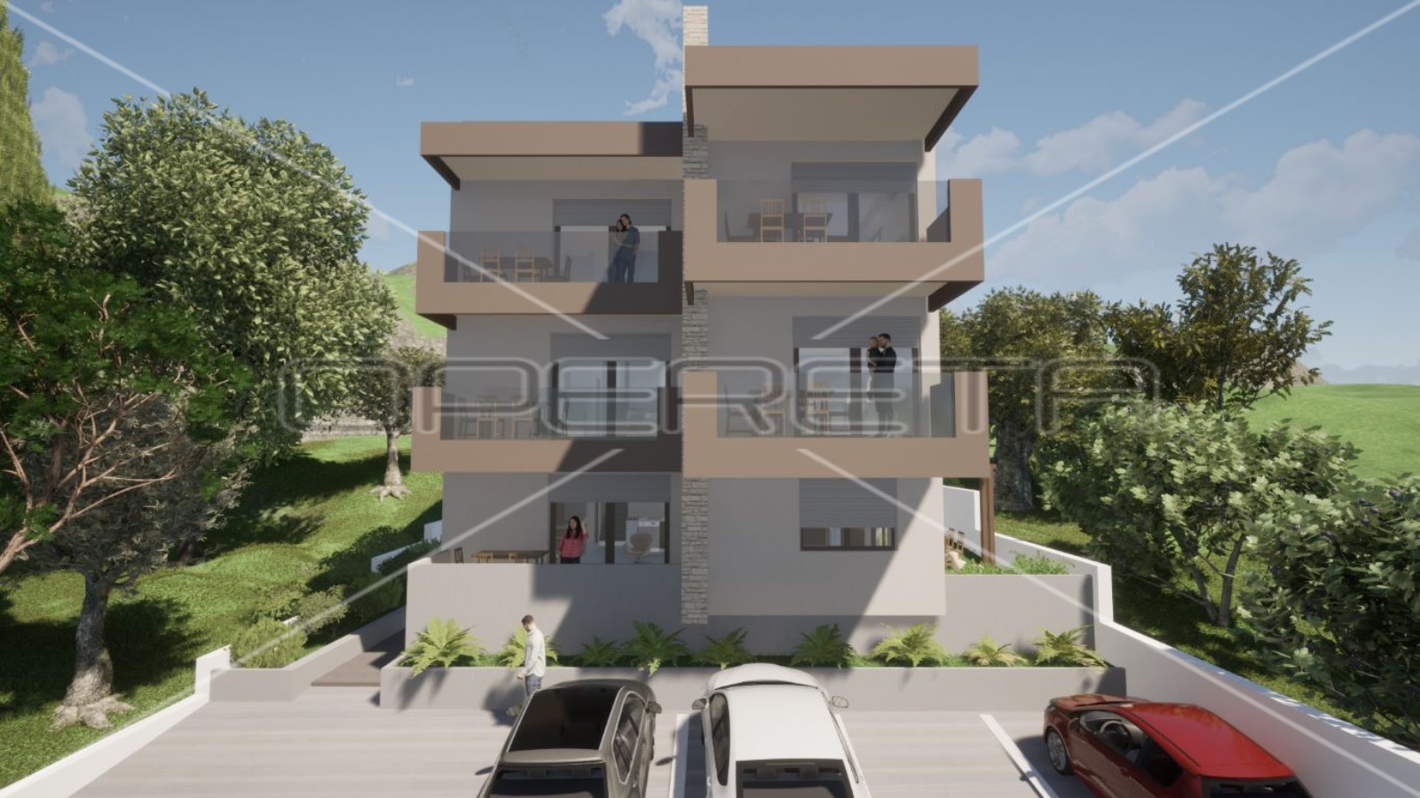 Dvosobni stan u novogradnji, Starigrad Paklenica, Seline, 76,45m2 - cover