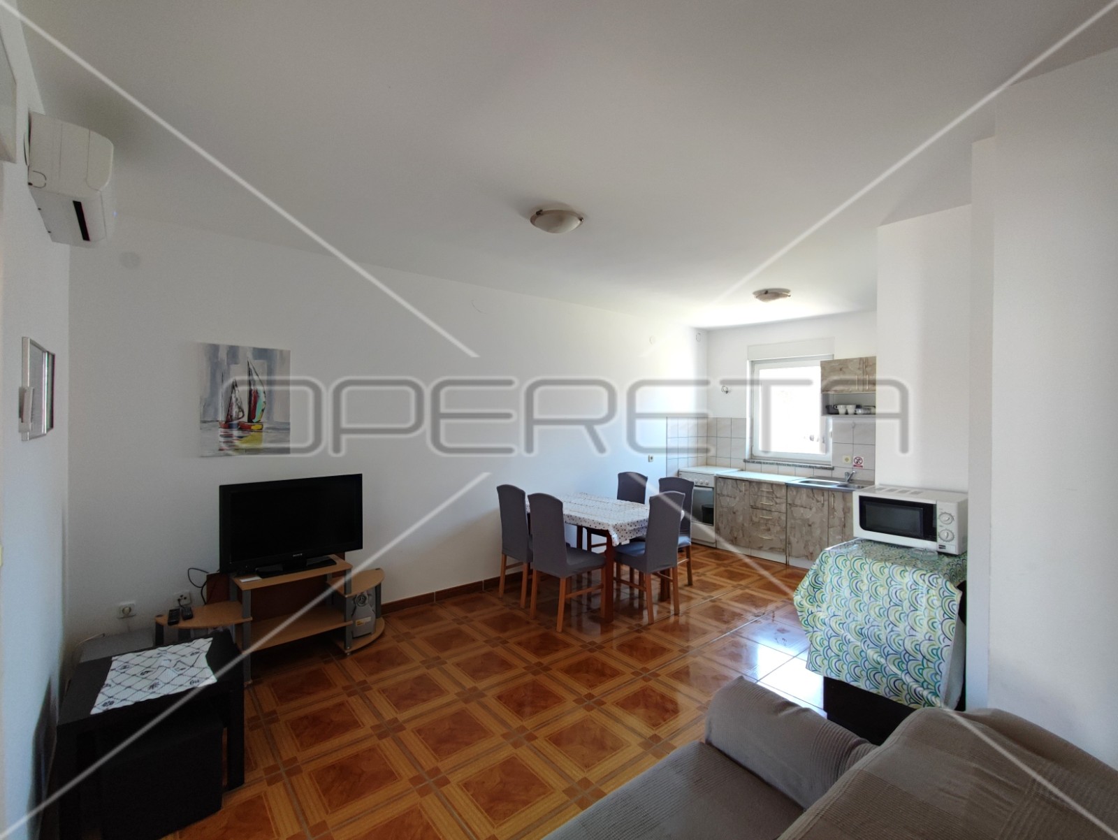 Dvosoban apartman, 63 m2, terasa i vrt, 100 m do mora, Vir, Zadar - cover